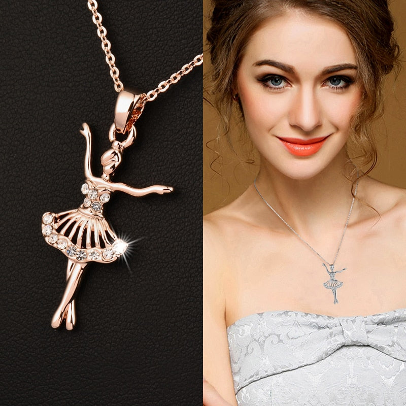 Ballet Dancing Necklace